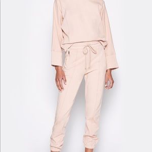 Matching Pink sweatshirt and pant set